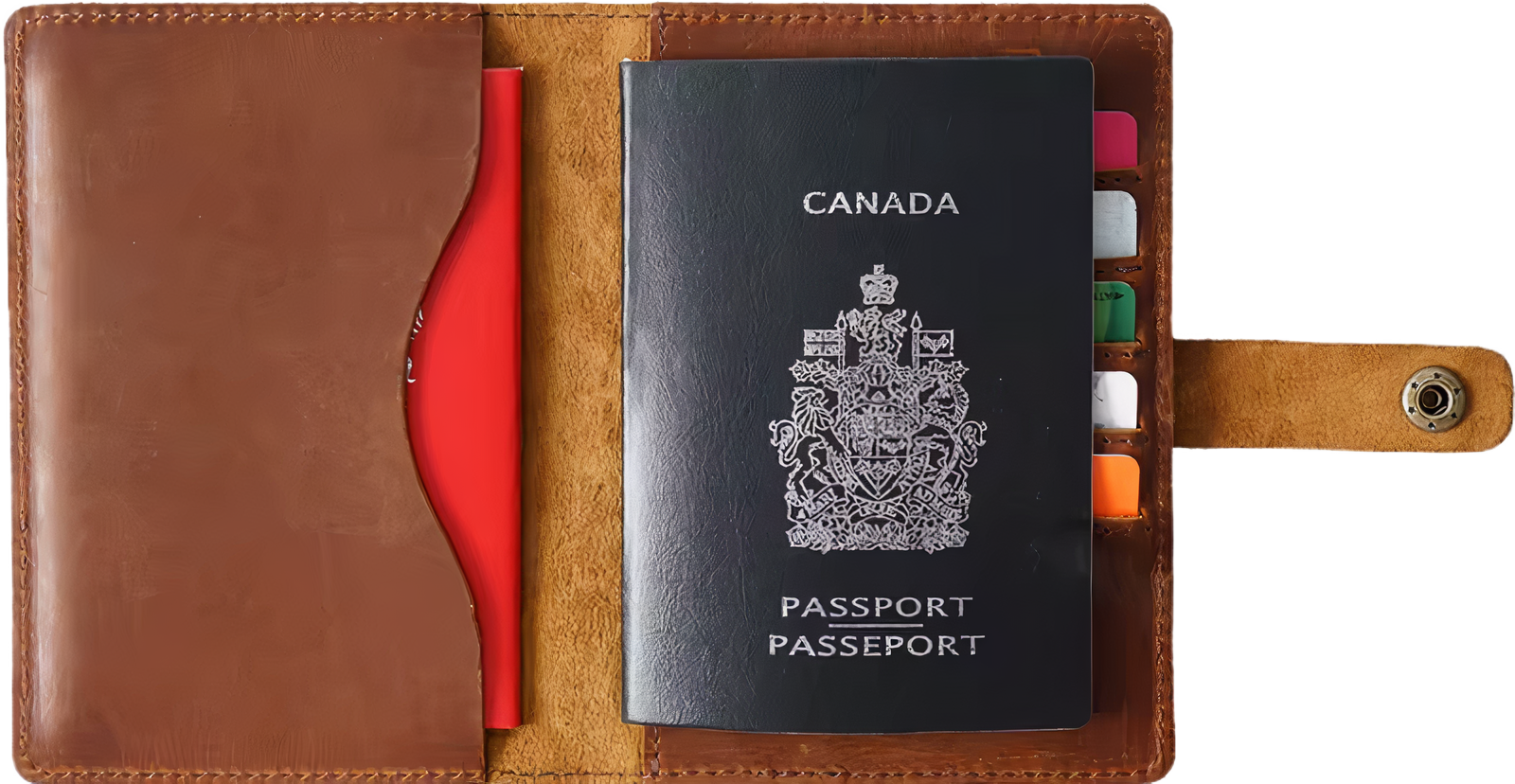Luxury Leather Passport Holder