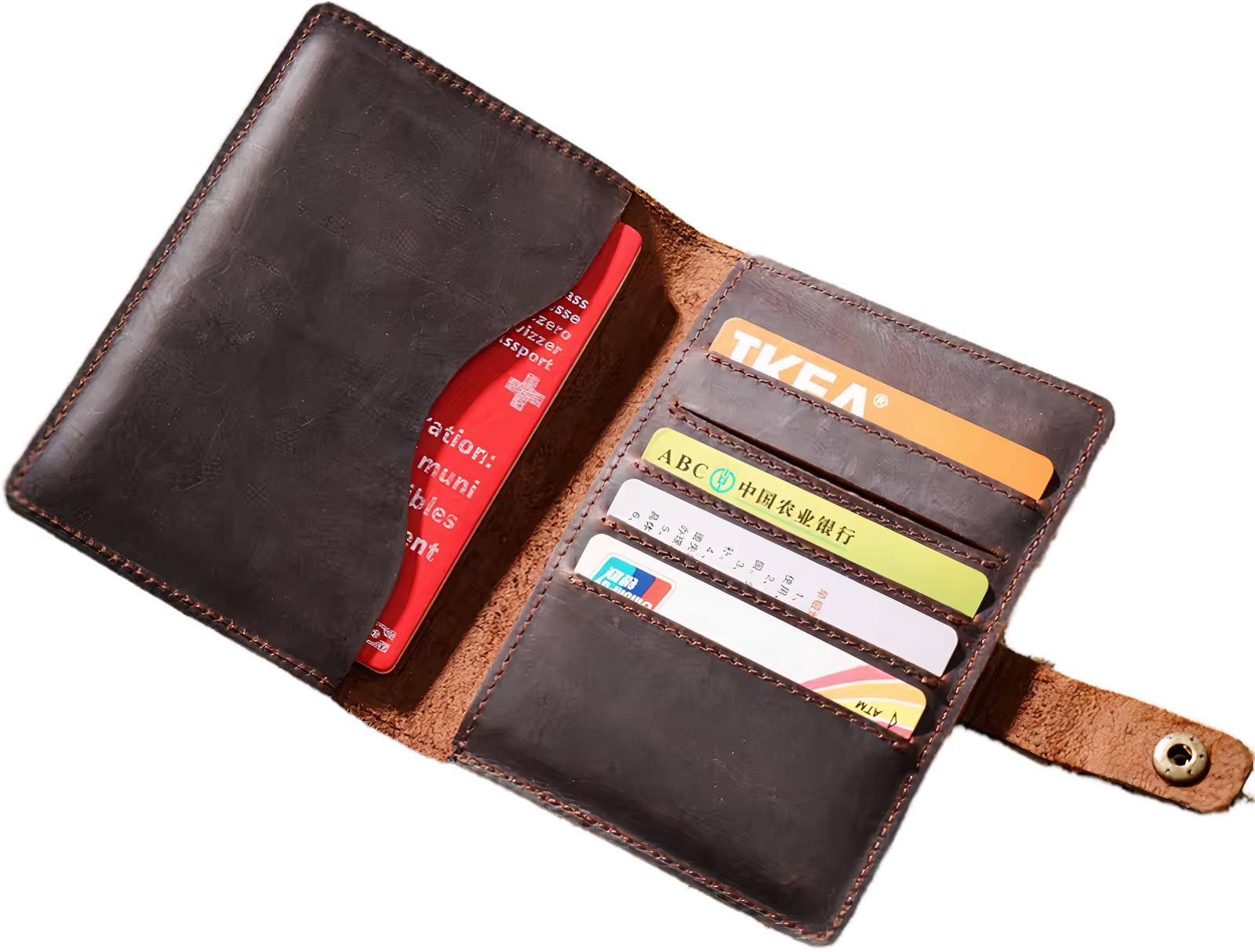 Luxury Leather Passport Holder